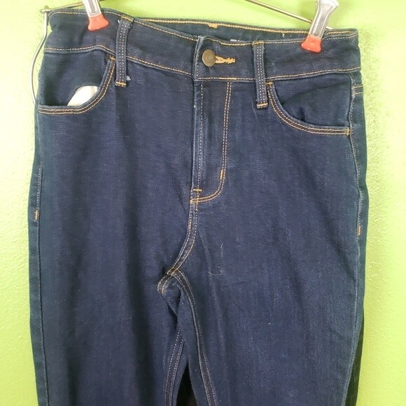 BUNDLE 2 Old Navy Denim High Rise Blue Black Skinny Jeans Size 0 - Picture 9 of 11